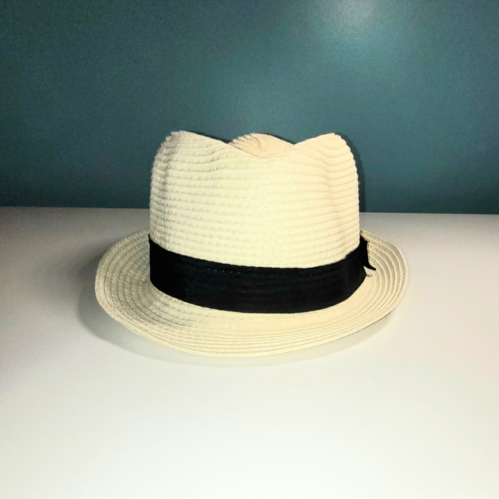 Paper Braid Fedora Hat